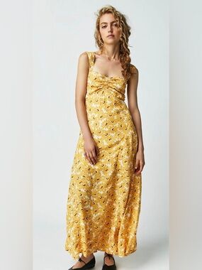 NWT Free People Rosalee Midi Dress